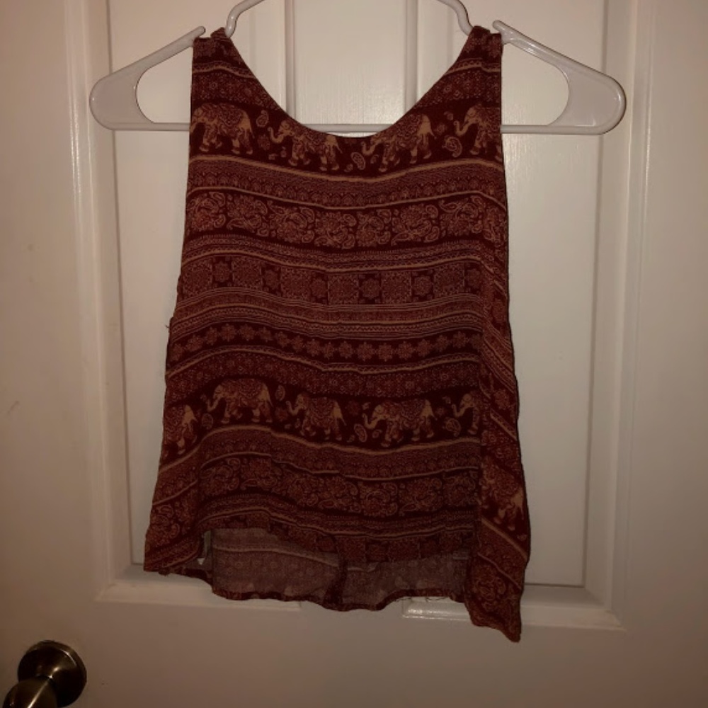 Forever 21 Elephant Crop Top